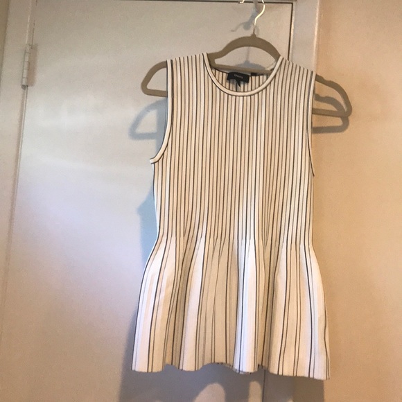 Theory Knit Peplum Top - Picture 1 of 5